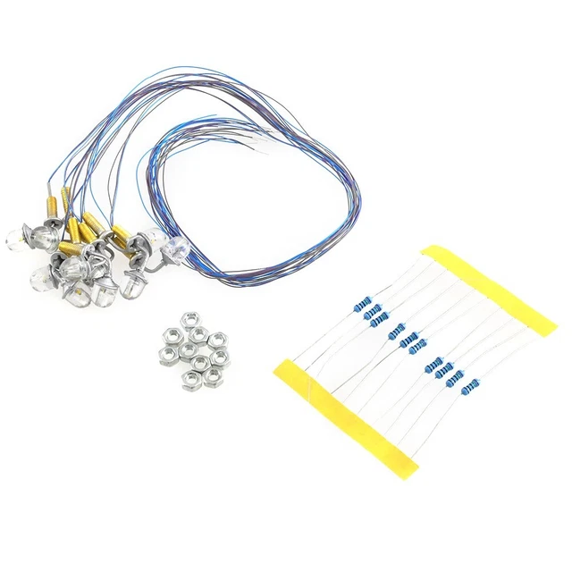 LOT DE 10 lampes suspendues à l'échelle HO modèle de chemin de fer