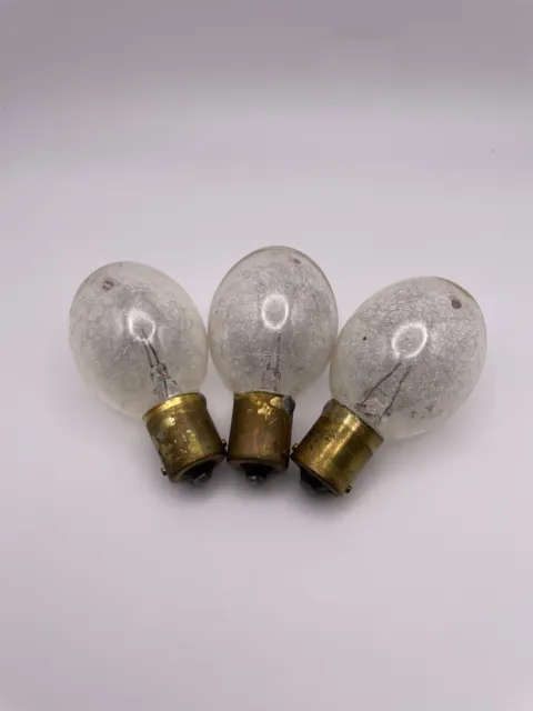 Lote de 3 bombillas de flash vintage, marca desconocida