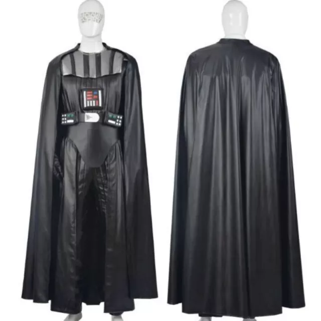 Star Wars Darth Vader Disfraz de Cosplay Anakin Skywalker Conjunto Traje Traje de Halloween