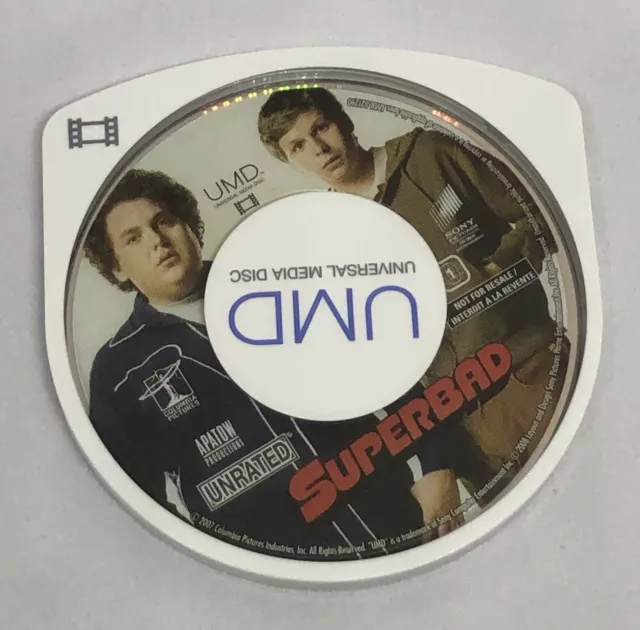SuperBad Unrated Edition (UMD PSP) Movie Jonah Hill Sony Disc Only