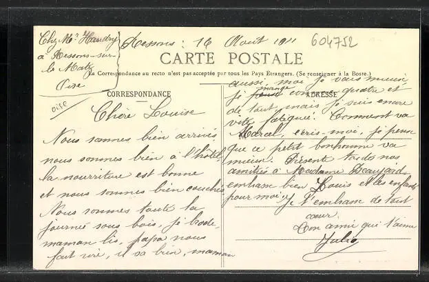 CPA Ressons-sur-le-Matz, Moulin et Riviére 1911 2
