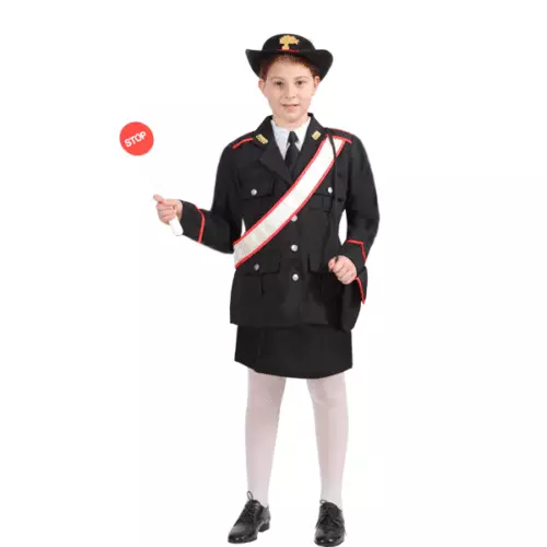 Carabiniere vestito di carnevale 2025