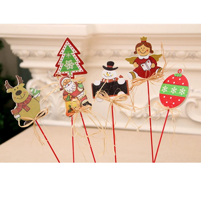 6 pz bastoncini di Natale decorazioni per albero di Natale regalo decorazione natalizia