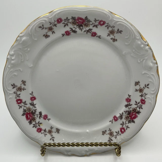 WAWEL POLAND CHINA Tea Rose Plate Made In Poland Used