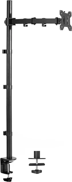 VIVO Extra Tall Desk Mount Stand for 13-32" Screens - Full Adjustability - Black