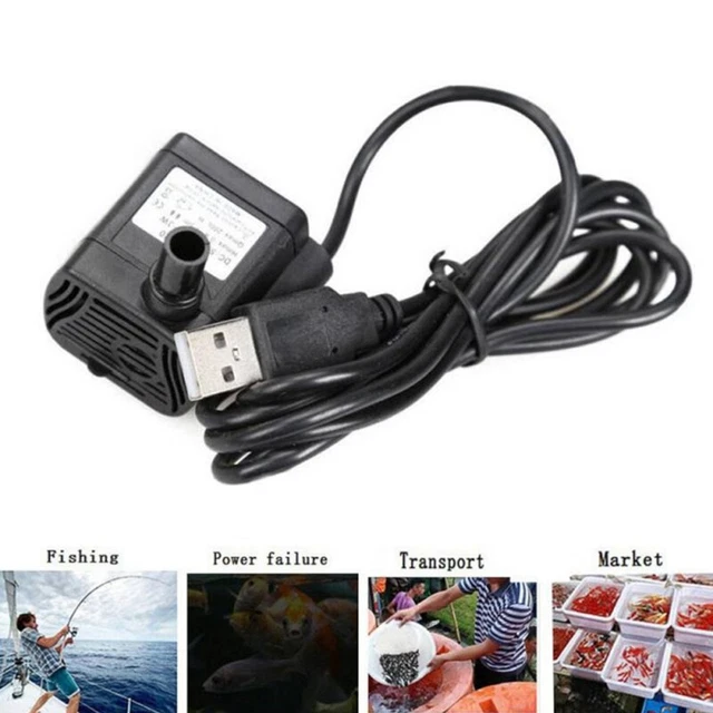 Aquarium USB Mini Submersible Water Pump For Fish Fountain Small Fish Tank 3