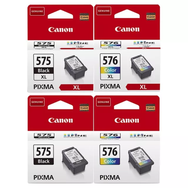 Original Canon Patronen PG-575 + CL-576 XL PIXMA TS3350i TS3351i TR4750i TR4751i