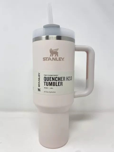 Stanley The Quencher H2.0 Flowstate Tumbler 40oz Rose Quartz NEW ➡SHIPS SAME DAY