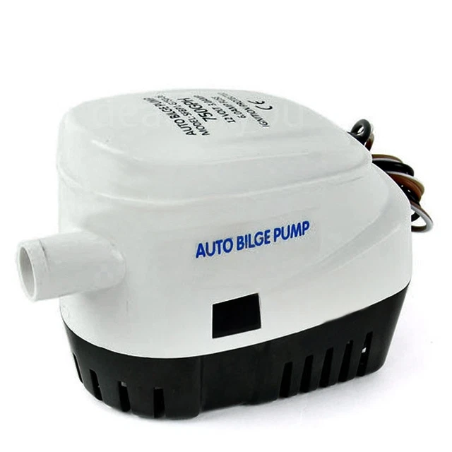 12v 750gph Marine Boat Automatic Submersible Bilge Water Pump with Float Switch