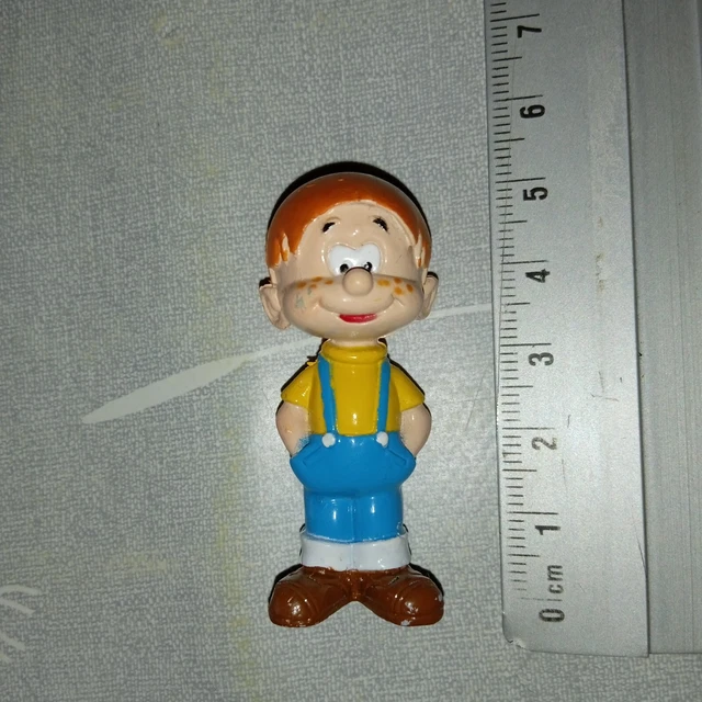 Figurine PVC Boule Et Bill – Bill Avec Un Os – Personnage De Dessin Animé Vintage