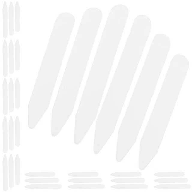 400pcs Dress Shirt Collar Inserts Simple Collar Protectors for Men Women Shirts