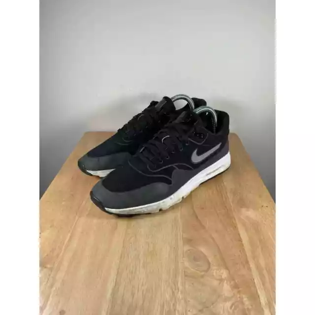 Nike Air Max 1 Ultra Moire Black Casual Athletic Sneakers Womens 8.5 704995-001