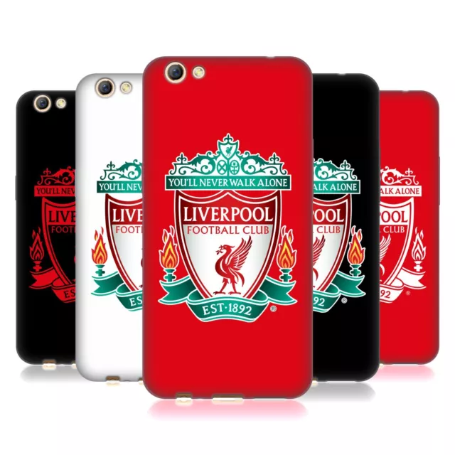Official Liverpool Football Club Crest 1 Soft Gel Case For Oppo Phones