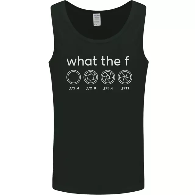 Funny Photographer F Stop Camera Photography Mens Vest Tank Top