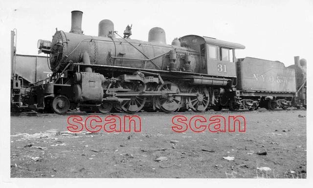 2B886 RP 1940s NYO&W ONTARIO & WESTERN RAILROAD 460 LOCO #31 MIDDLETOWN