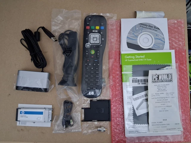 HP EXPRESSCARD DVB-T TV Tuner Card Etc For Laptop – INC: Remote - Main Image