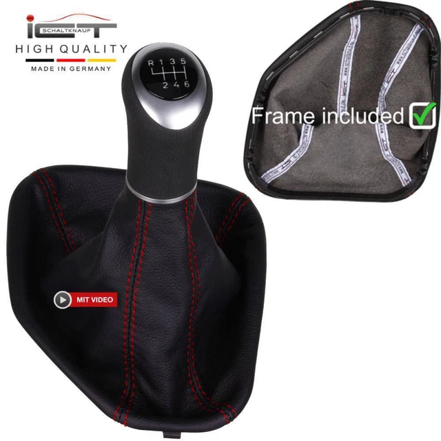 Pommeau De Levier De Vitesse Cuir LED Pour Audi A4 B5 Typ 8D Facelift - ICT Schaltknauf