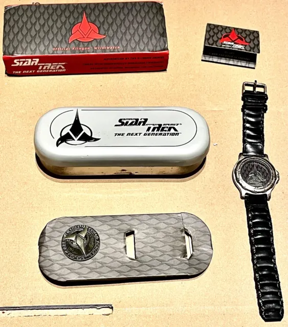 Star Trek Next Generation - Official Fossil Klingon Wristwatch - 15000 Esemplari