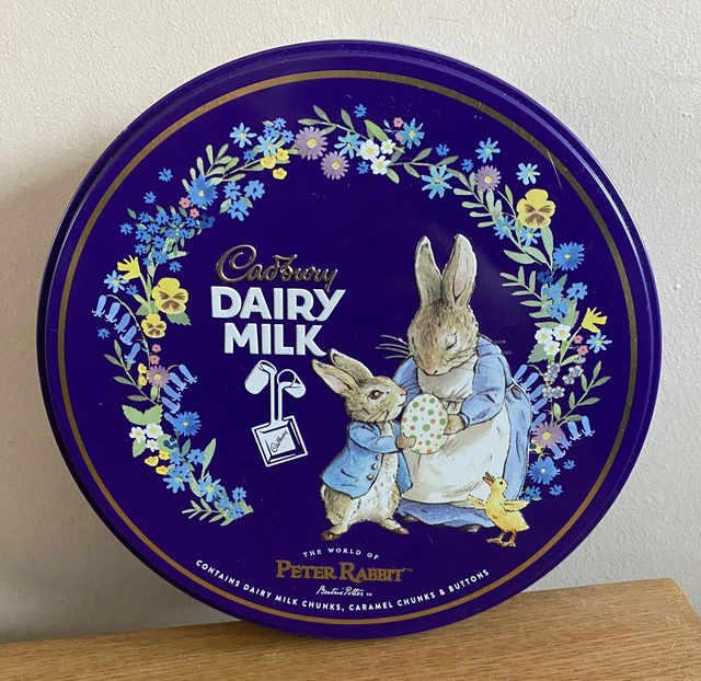 CADBURY DAIRY MILK Limited Edition Collectible Peter Rabbit Tin - EMPTY ...