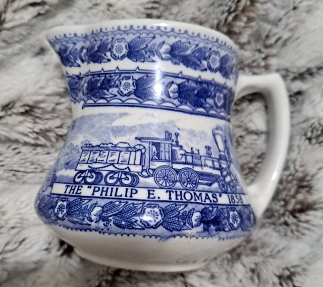 Baltimore And Ohio Railroad China B&O Centenary Pattern Milk Pitcher Shenango