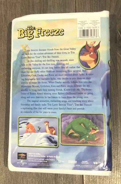 THE LAND BEFORE Time Volume VIII: The Big Freeze (VHS, 2001) Clamshell