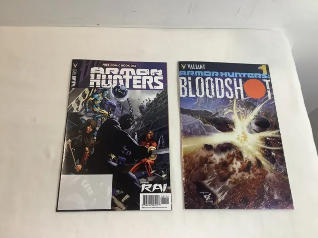 Armor Hunters #1: Free Comic Book Day 2014 + Bloodshot #1 Valiant Entertainment