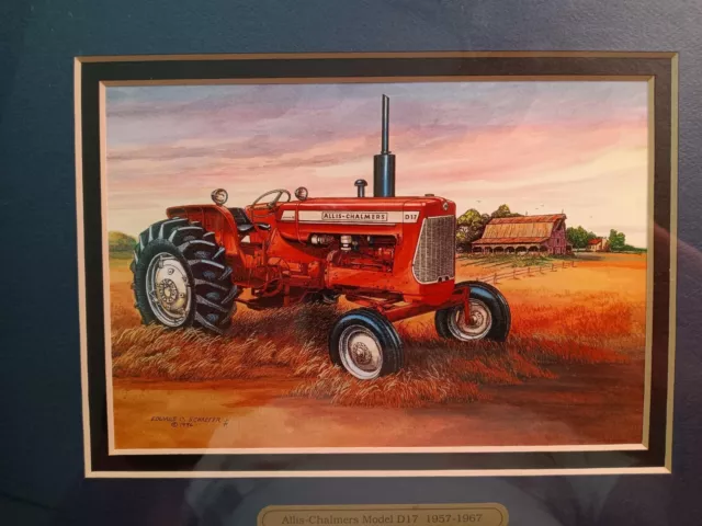 American Memory Print Allis Chalmers Model D-17 1957-1967 Tractor 
