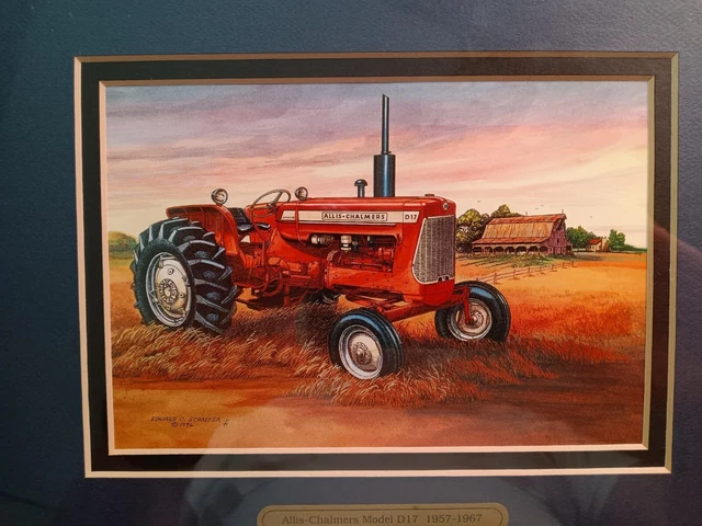 American Memory Print Allis Chalmers Model D-17 1957-1967 Tractor 