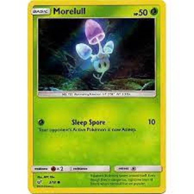 POKÉMONKARTE HOLO MORELULL 3/18 No 755 Beleuchtendes Pokemon Tcg Ccg