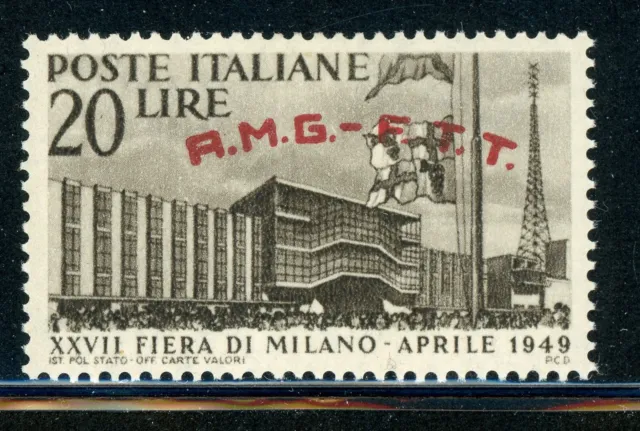 AMG-FTT Trieste MNH: Scott #35 20L 27th MILAN Fair CV$16+