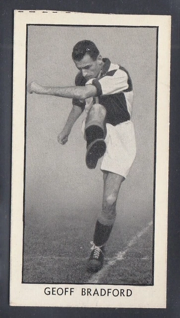 1956 D C Thomson Wizard Famous Footballers set 24 #20 Geoff Bradford Bristol Rov