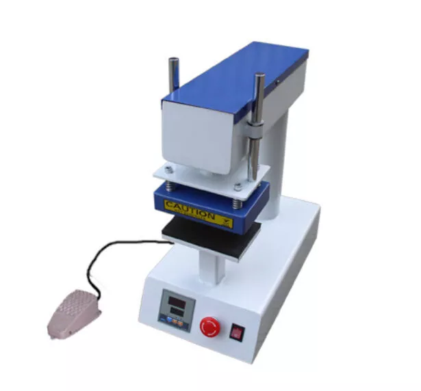 good Small 6"X8" Pneumatic Auto Heat Press Transfer Machine for Sticker Label