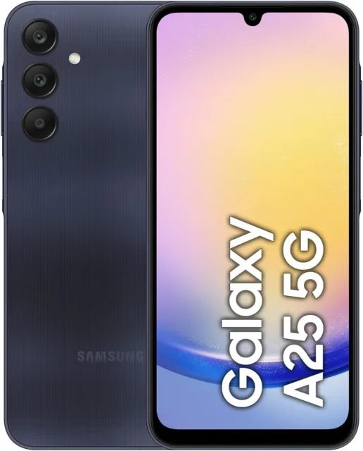 Samsung Galaxy A25 5G Dual Sim Nero 128Gb 6Gb Ram 6.5" 5G 50Mpx Garanzia Italia