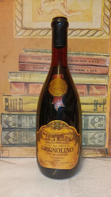 Vino 1979 Grignolino Del Piemonte Poderi Giovanni Scanavino 75cl 12%