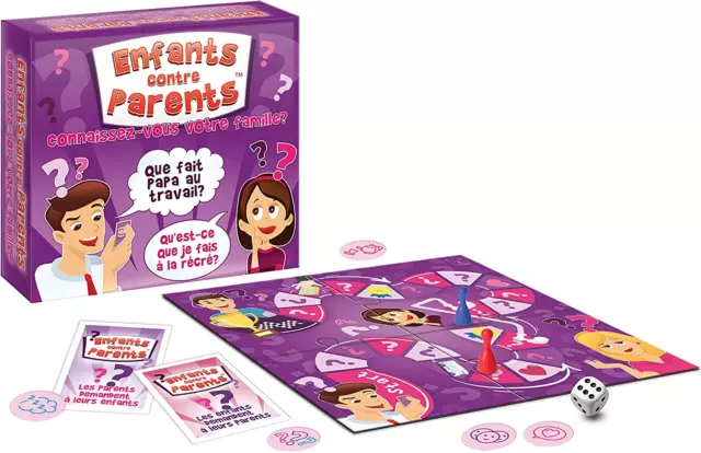 Jeu de Plateau Familial Jeux de Société Pour Enfants et Adultes Quiz Jeu de Cart 3