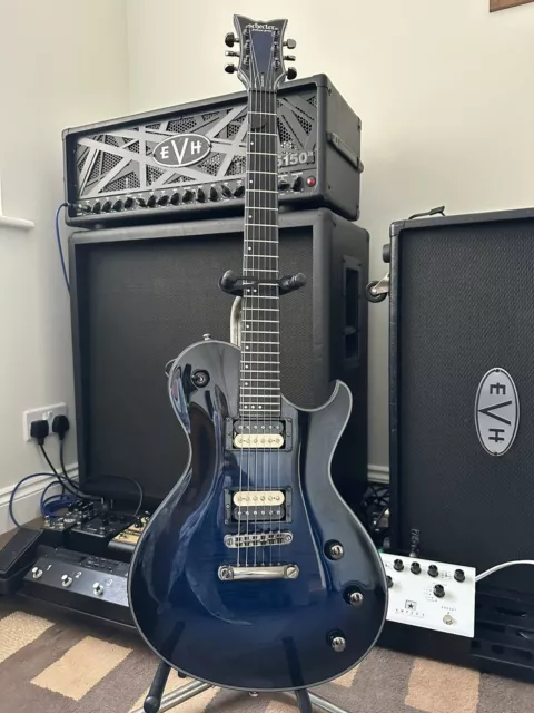 Schecter Blackjack SLS Solo 6 Blue Burst 6 String  With EVH USA Pickups