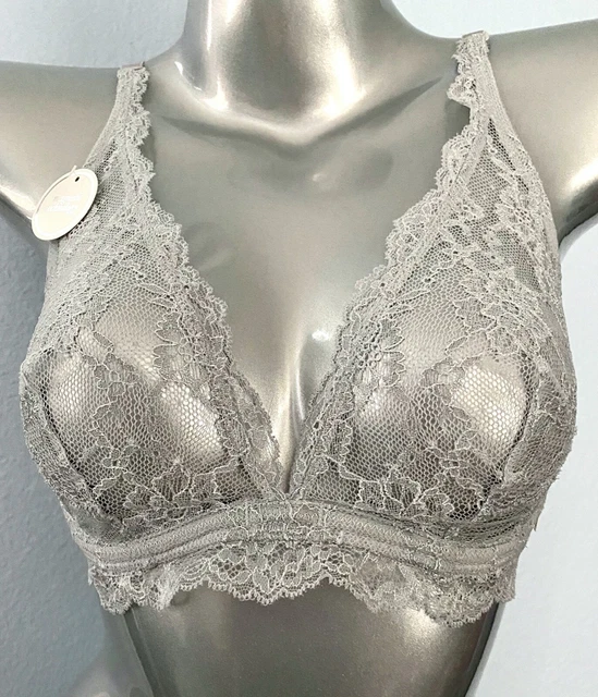 NWT~LE MYSTERE~MODERN MESH~UNLINED Sheer Bra~no wire~Demi Bralette~Pk  sz/color $21.99 - PicClick