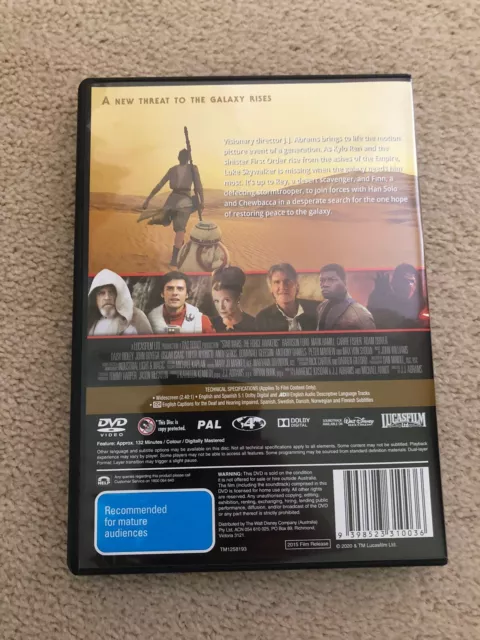 Star Wars VII: The Force Awakens  - DVD 2