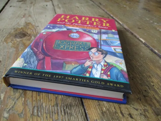 Rare Harry Potter & Philosophers Stone Ted Smart Book 1st Edition 3rd Print HB 2