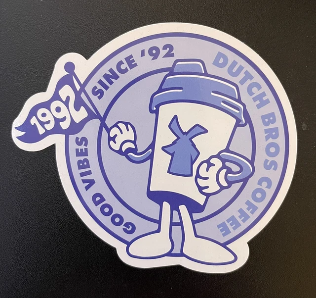 DUTCH BROS GRAND Opening Sticker 2024 15.00 PicClick