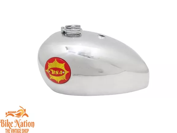 BSA GOLD STAR ALUMINIUM FUEL TANK WITH CAP, & BREATHER PIPE|Fit For