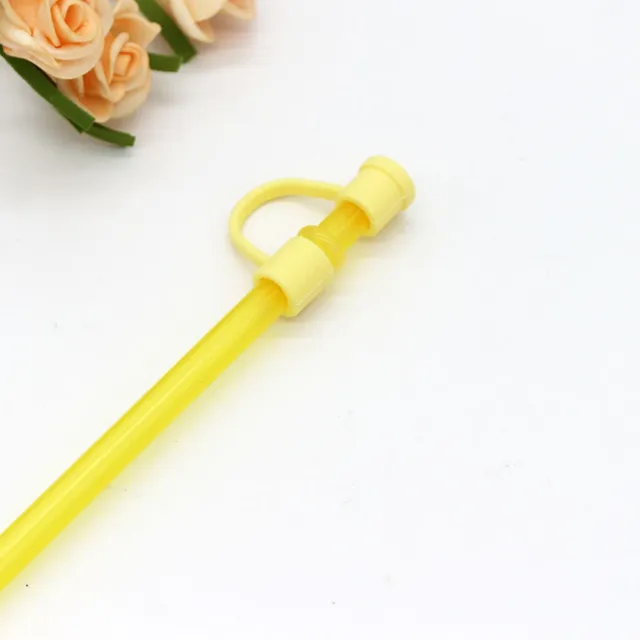 Silicone Straw Cover Set Reusable Drinking Straw Tips Compatible With 6 8mm 10