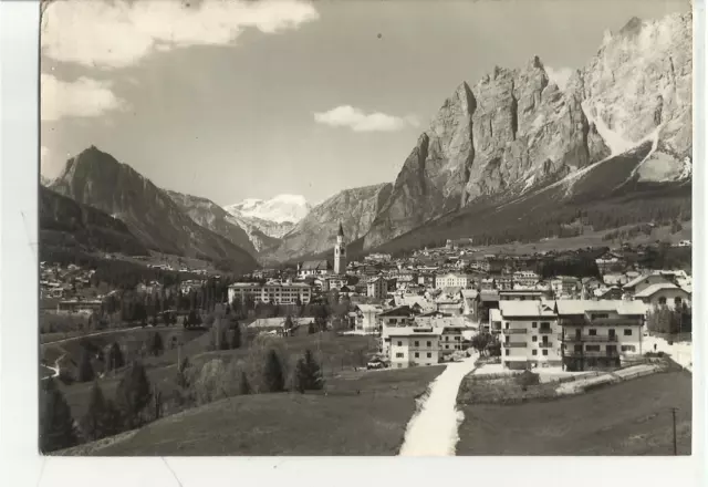 Vecchia Cartolina Di Cortina Il Pomagagnon 1956
