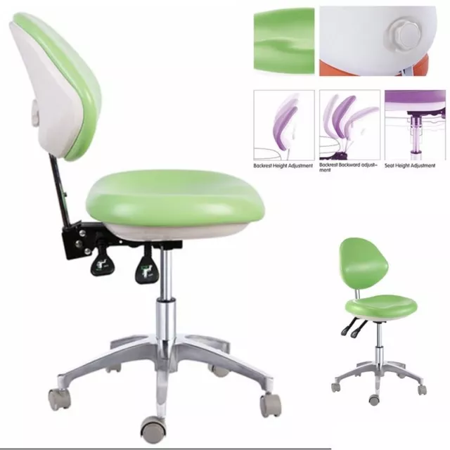 Dental Mobile DRS’ Stools Medical Surgery Doctor Dentist Chair Stools PU Leather