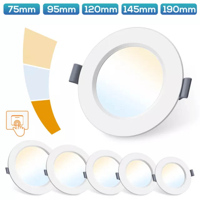 Recessed LED Ceiling Lights 4-20W Downlights Ultra Slim Round Bathroom Spot 230V