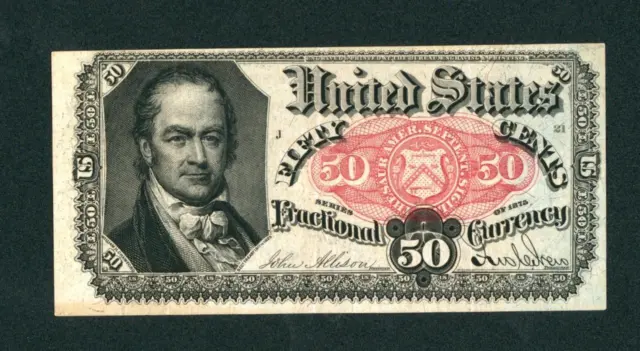 50¢ ((HIGHER GRADE VF+++)) Fifth Issue Fractional Note ** DAILY CURRENCY AUCTION