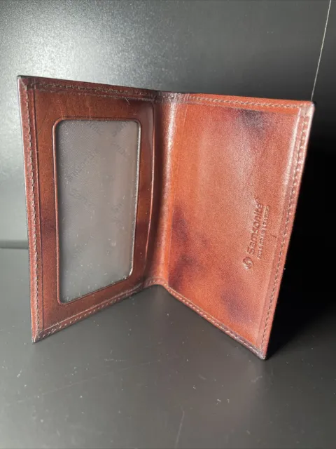 Samsonite Full Grain Leather Bifold Wallet Card Holder