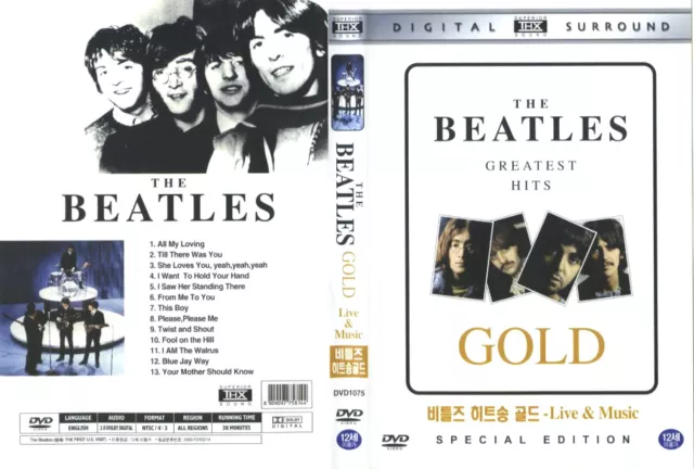 The Beatles Greatest Hits Gold  Dvd New