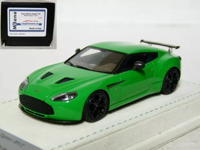 Tecnomodel T-MI52AA 1/43 2013 Aston Martin V12 Zagato Resin Handmade Model Car