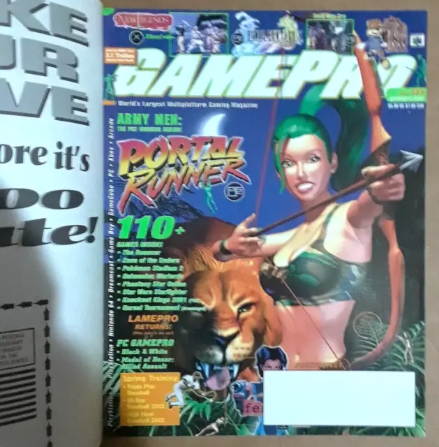 GamePro Magazine Issue 151 April 2001 Portal Runner Army Men Subscription Cover